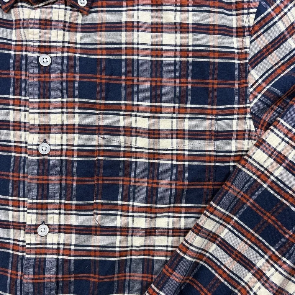 J. Crew Factory Men’s Merchantile Flex Plaid Button Down Shirt | Size M